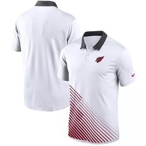 NWOT NFL Nike Arizona Cardinals Dri Fit Vapor Polo Shirt XXL Red Stripe Football